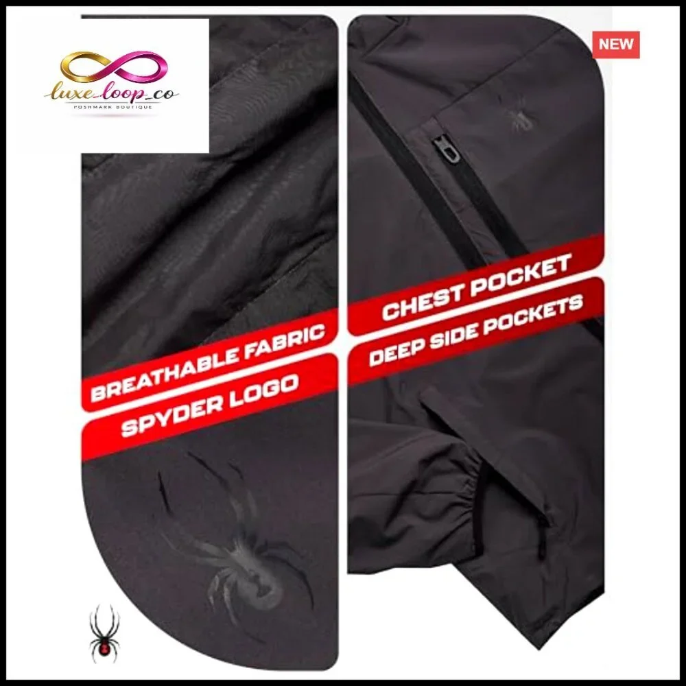 Lightweight Insulated Windbreaker Jacket Hooded Active Performance‎